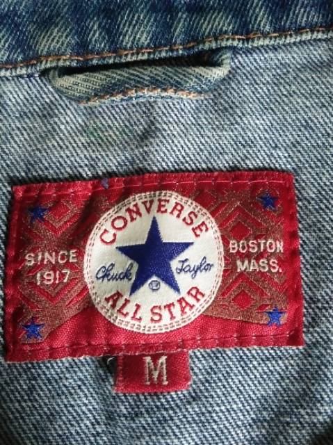 Jaket jeans converse original