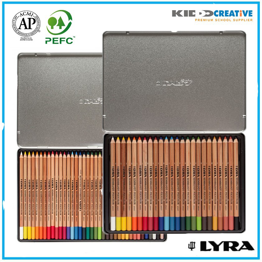 Jual LYRA REMBRANDT POLYCOLOR PENCILS SET 24, 36, 72 PCS | Shopee Indonesia