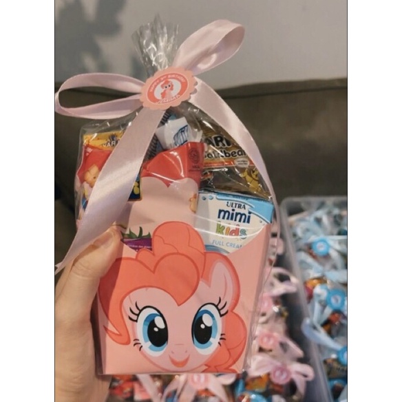 Jual Kotak Box Souvenir Popcorn Ultah (size kecil) My Little Pony ...
