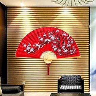 Jual Kipas Kertas Jumbo Dekorasi Imlek Murah Pajangan Kipas Sakura