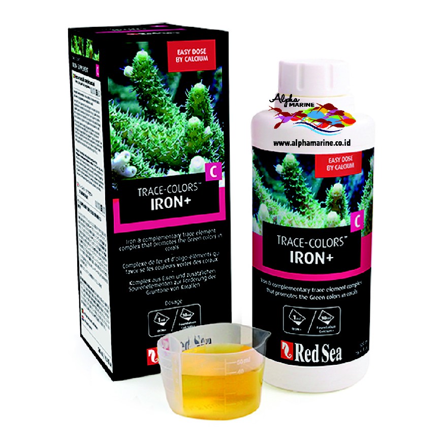 Jual Red Sea Trace Colors C Iron+ Supplement (Coral Color C) | Shopee ... - Promotes Coral Coloring Supplements