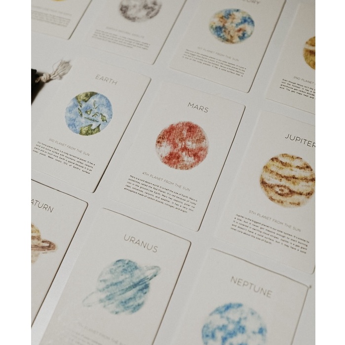 Jual Twinkle Planets & Flashcards | Wooden Solar System | Mainan Tata ...
