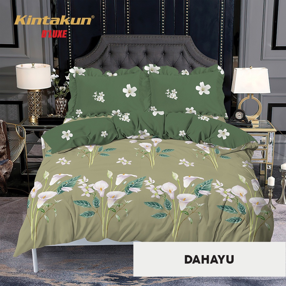 Jual [DISKON LEBARAN] Kintakun Deluxe - Bed Cover SET SPREI RUMBAI King ...