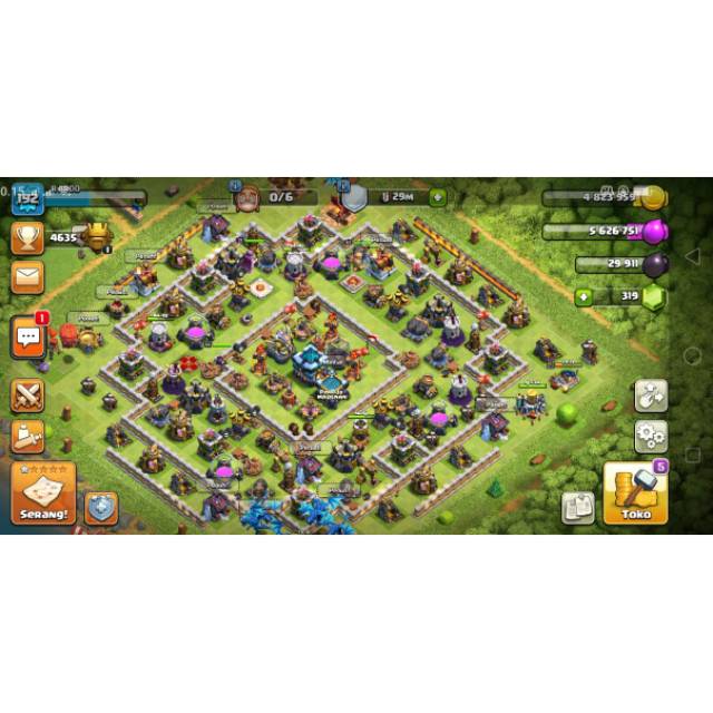 Jual AKUN COC TH 13 SEMI MAX Shopee Indonesia