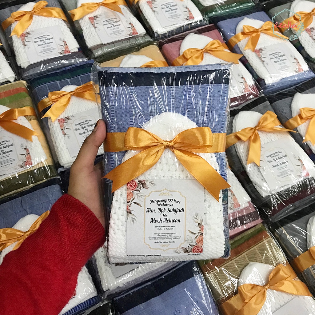 Jual Hampers Sarung Peci Rajut Hampers Lebaran Idul Fitri Souvenir ...