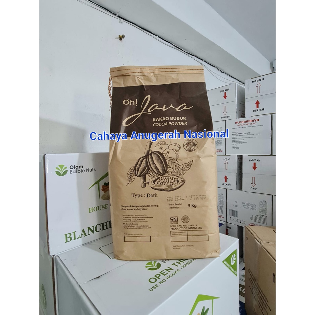 Jual Oh! Java DARK Cocoa Powder 5KG / Coklat Powder | Shopee Indonesia
