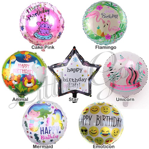 Jual Happy Birthday Balloon Foil (Balon Foil Ulang Tahun) | Shopee ...