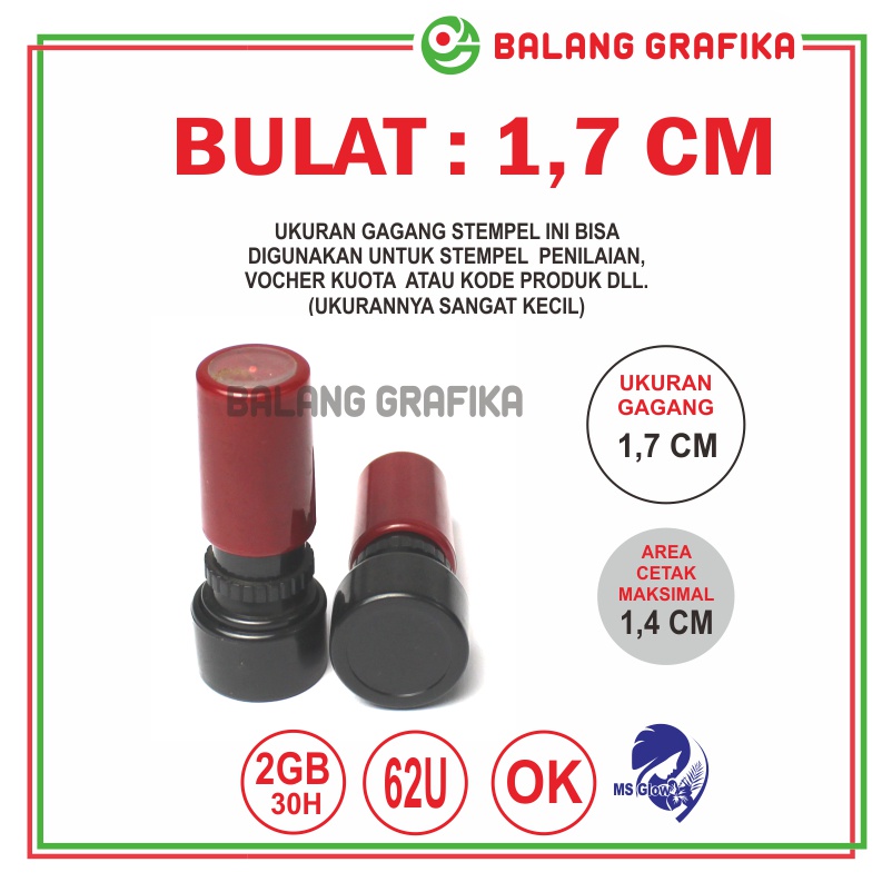 Jual Stempel Custom Stampel Flash Warna Otomatis Usaha Cap Toko ...