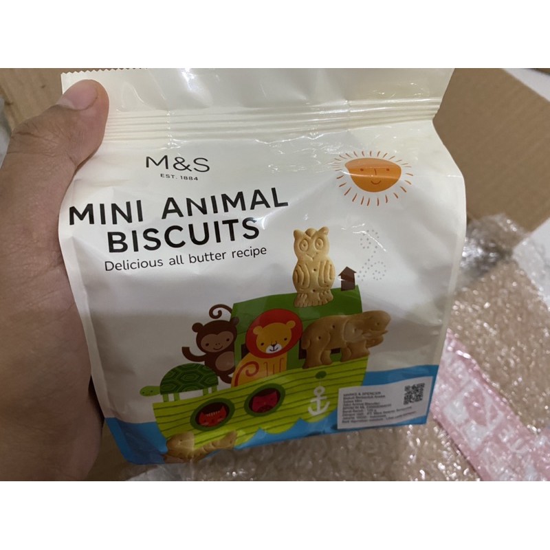 Jual M&S Marks & Spencer Mini Animal Biscuits Shopee Indonesia