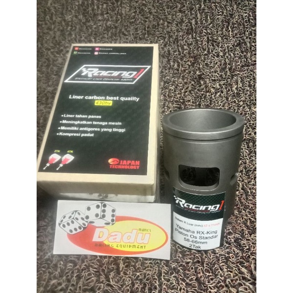 Jual Liner boring silinder 2tak Racing yamaha rxking 135 full carbon