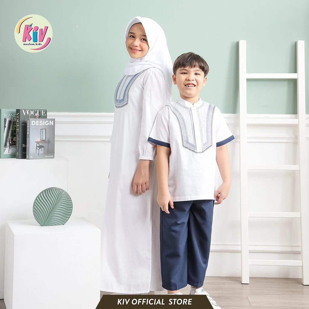 Perbandingan harga gamis anak putih manasik termurah di Shopee