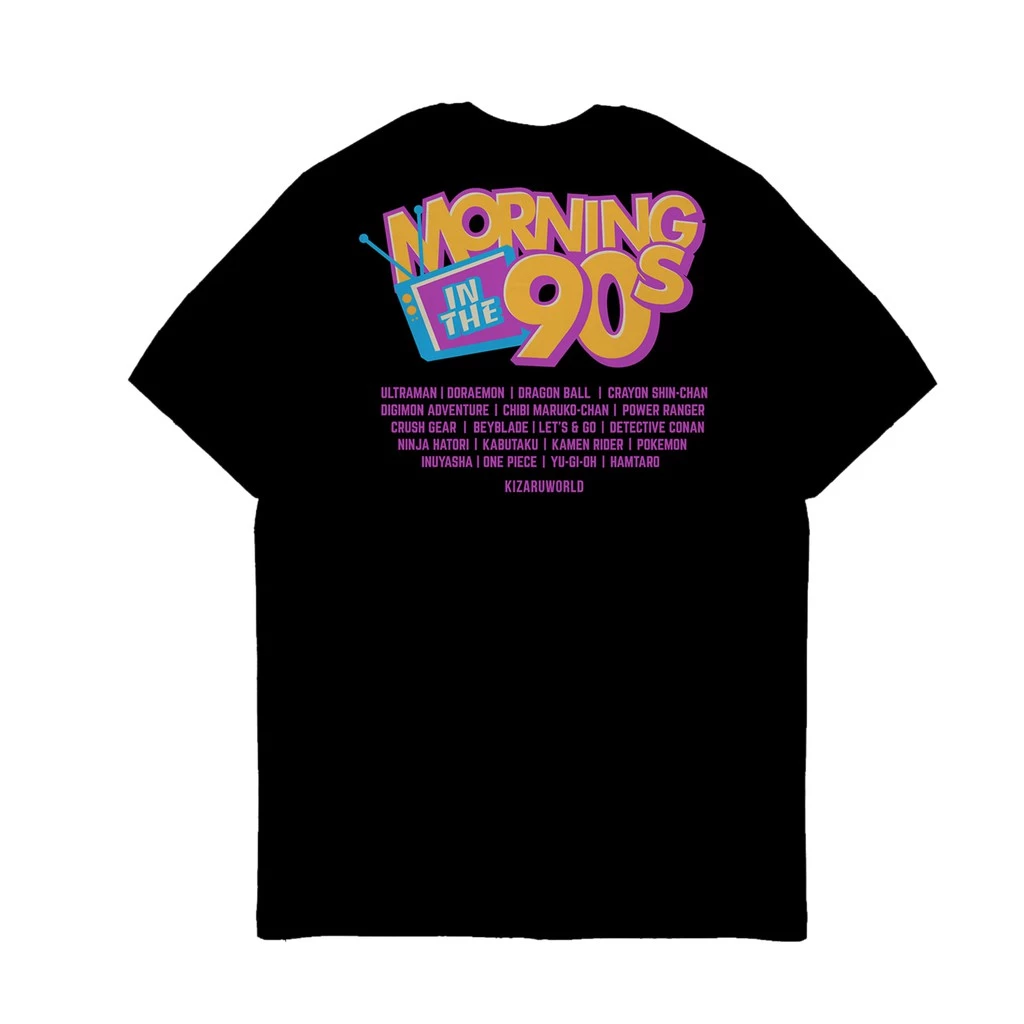 Kaos Anime Pagi di Tahun 90-an yang Keren dan Unik