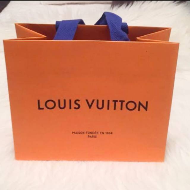 Jual paperbag louis vuitton medium authentic / paper bag louis