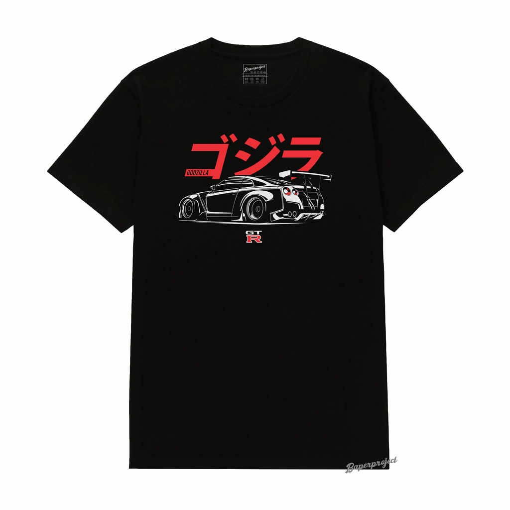 T-shirt RB26 Fan Art JDM 100% Coton - Skyline GTR, Moteur, Dérive - Noir, Unisexe, Marque Ohyphens