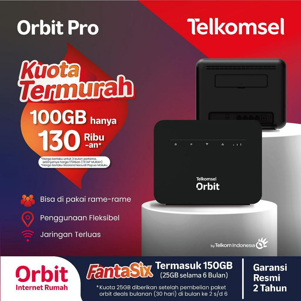 Jual Telkomsel Orbit Pro Modem WiFi 4G High Speed | Shopee Indonesia