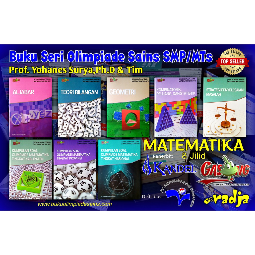 Jual Buku Olimpiade Matematika Smp New 2020 Yohanes Surya Shopee Indonesia 8243