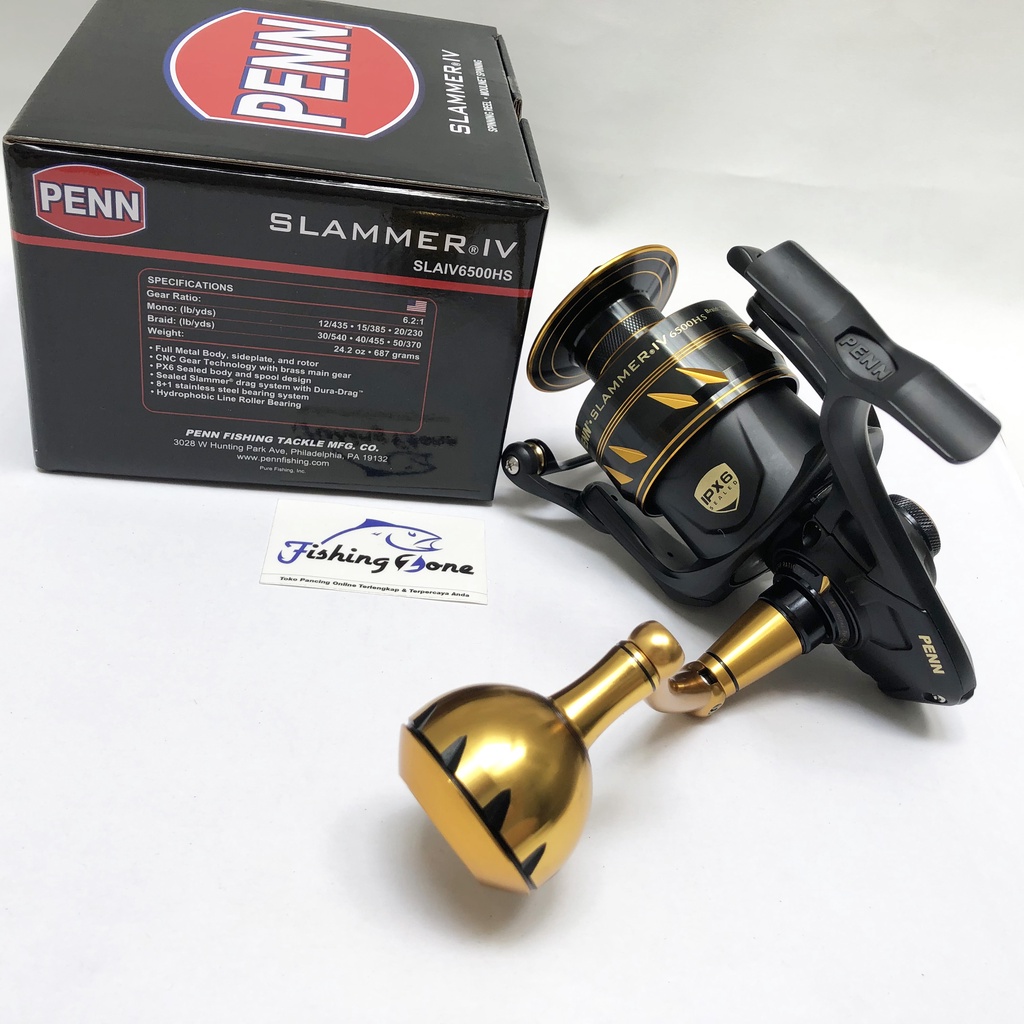 Jual Penn SLAMMER IV Spining Reel SW 8+1BB Reel Pancing