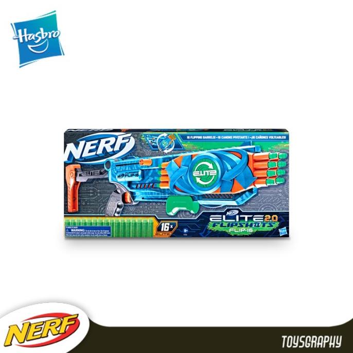 Jual Nerf Elite 2.0 FLIPSHOTS Flip 16 Flipping Barrel | Shopee Indonesia