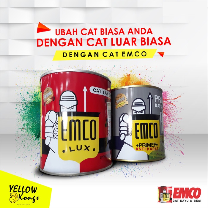 Jual Ready Cat Kayu Dan Besi Emco Lux 1kg Biru Danau 88 Berkualitas Shopee Indonesia 0164