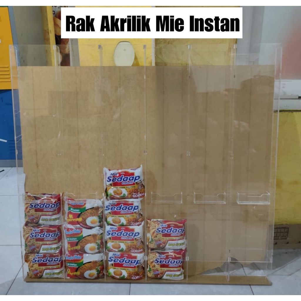 Jual Jual Rak Indomie Akrilik Custom Rak Serba Guna Rak Multifungsi ...