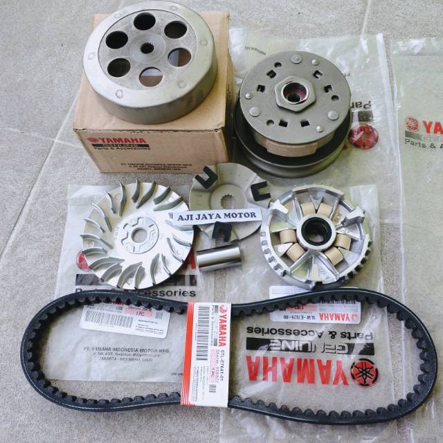 Jual Paketan Pully Assy Cvt Komplit Mio Sporty Mio Smile Mio Soul Fino Karbu Nouvo Paket