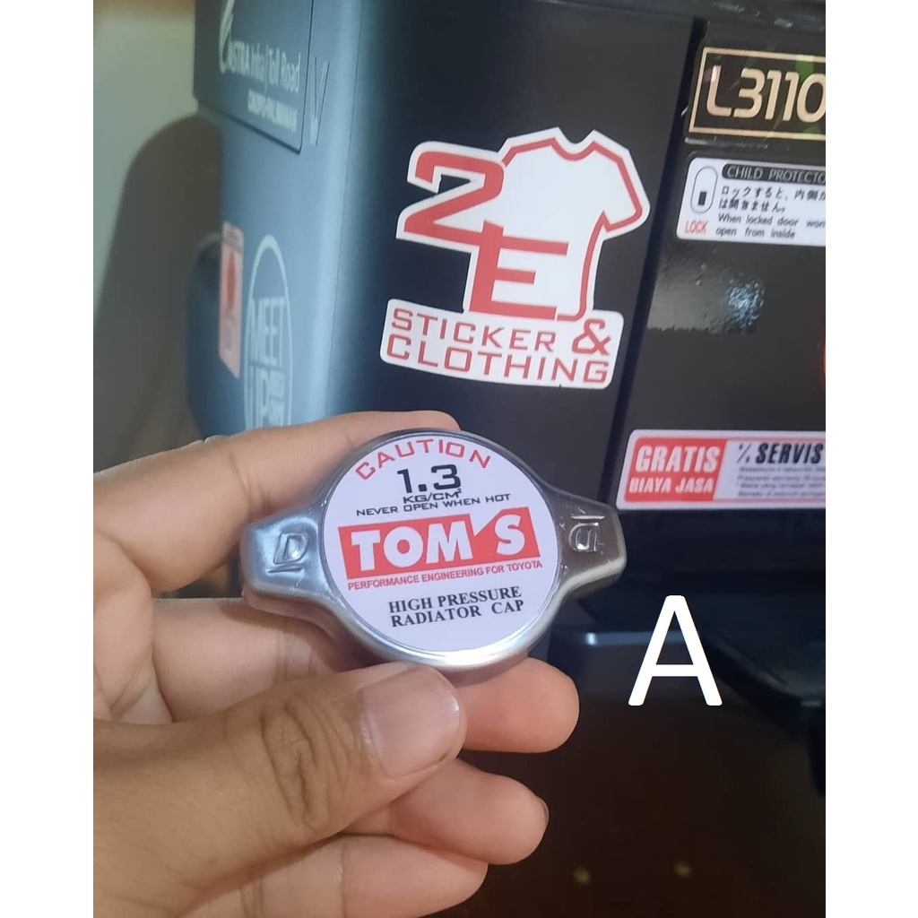 Jual Stiker Tutup Radiator TOM'S | Shopee Indonesia