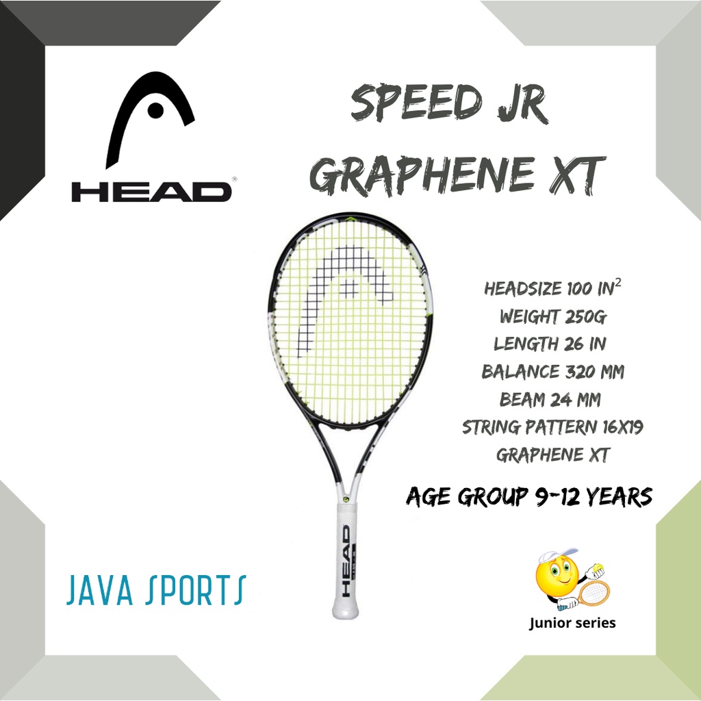 Head Graphine Speed JR 250g 2本セット　ラケット Head Graphine Speed JR 250g 2本セット ラケット Jual Raket Tenis
