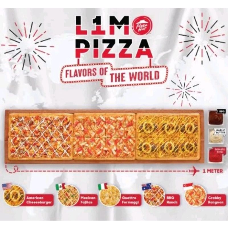 Jual Pizza Hut L1mo Flavors. pizza hut 1 meter limo Shopee Indonesia