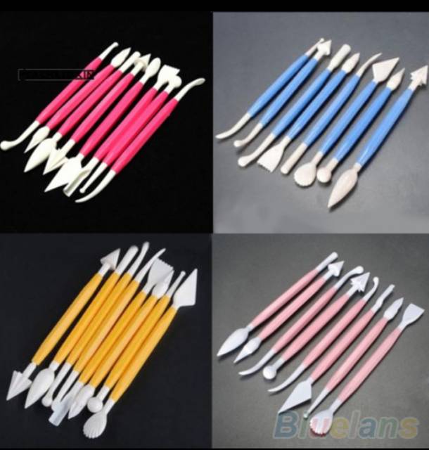 Jual Icing Tools set 8,modeling tools fondant | Shopee Indonesia