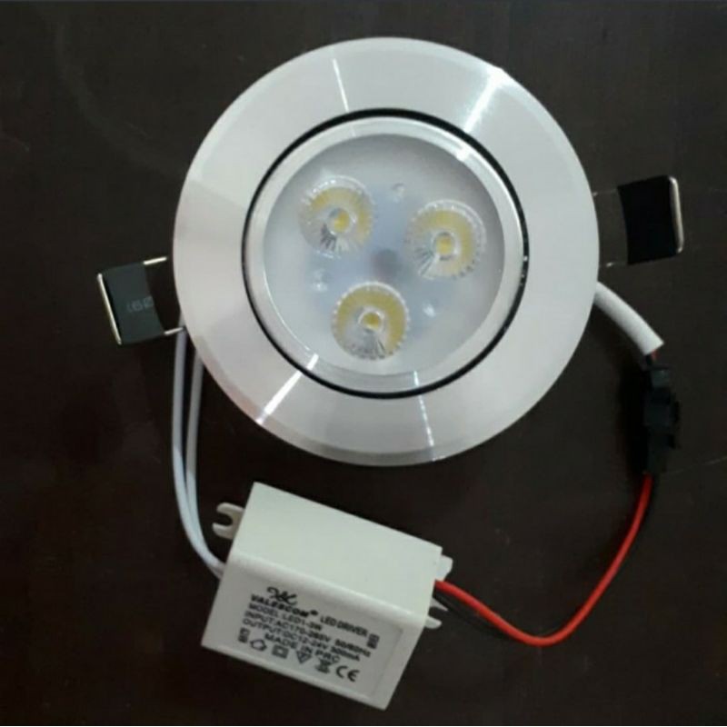 Jual Lampu LED Spot / Spotlight Downlight 3W Tanam | Shopee Indonesia
