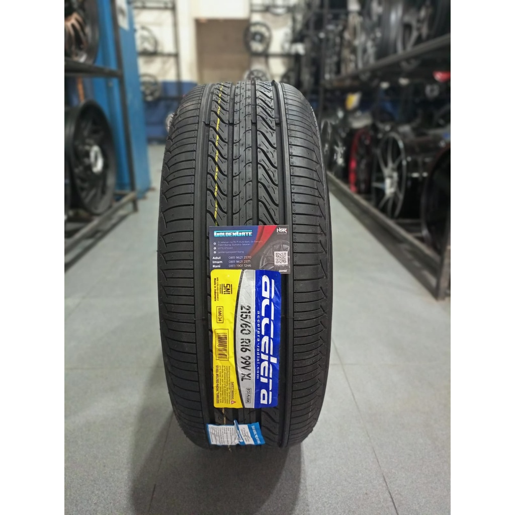 Jual BAN MOBIL R16 UKURAN 215 60 R16 MERK ACCELERA ECOPLUSH MURAH FREE ...