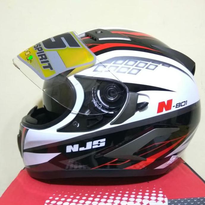 Jual Helm NJS Shadow/ helm full face / helm murah | Shopee Indonesia