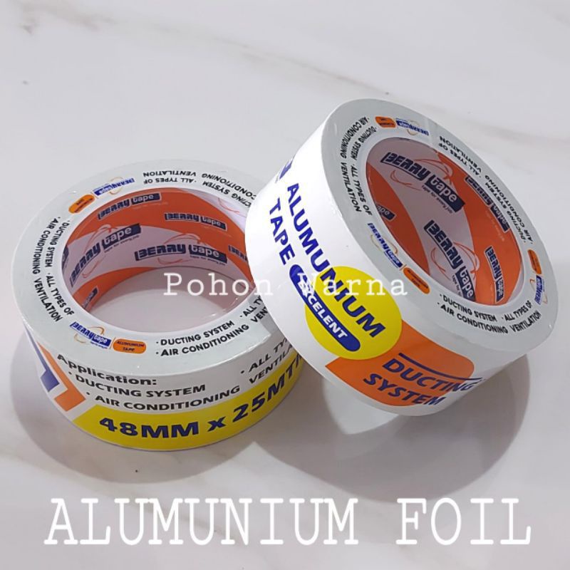 Jual Lakban Alumunium Foil Roll Mm X M Tambal Panci Tembel Panci Shopee Indonesia