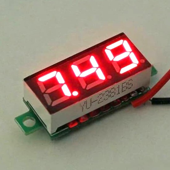 Jual Micro Voltmeter 4.5-30V DC 0.28