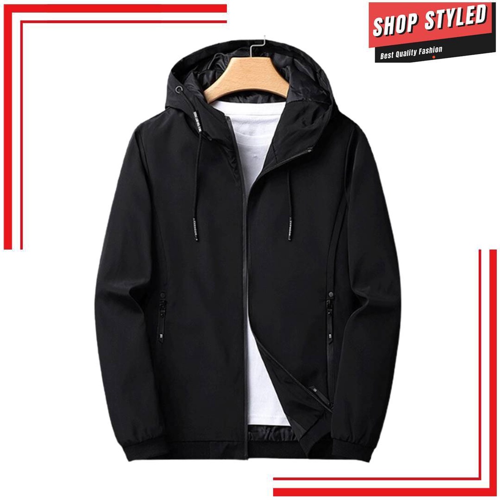 Jual Jaket Pria Hoodie Terbaru Keren Korean Style Bahan Taslan