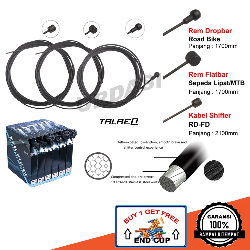 Jual Kabel Kawat Rem Shifter Teflon Inner Cable Sepeda Lipat Mtb ...