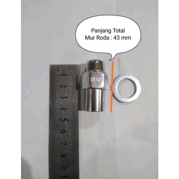 Jual Mur Roda Racing Jimny Katana 12X1.25 all tipe Suzuki | Shopee