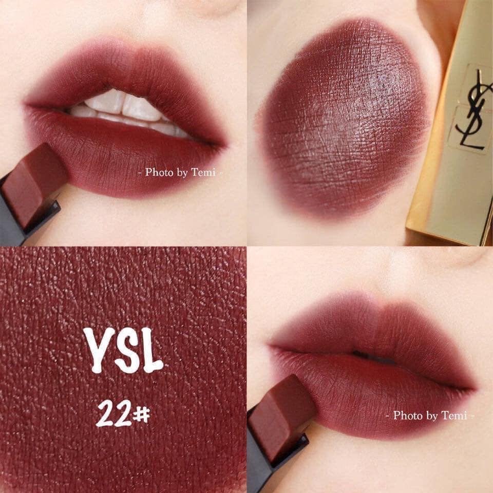 YSL Yves Saint Laurent Rouge Pur Couture RPC The Slim Matte The Slim Sheer  Matte The Slim Mate Tahan Lama Ringan Tahan sepanjang hari Lipcream