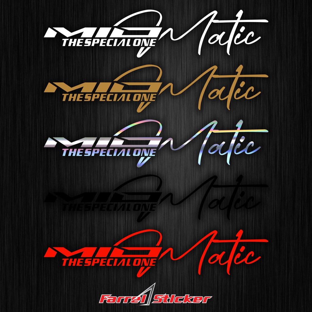 Jual STIKER MIO MATIC STICKER MIO MATIC SPECIAL ONE | Shopee Indonesia