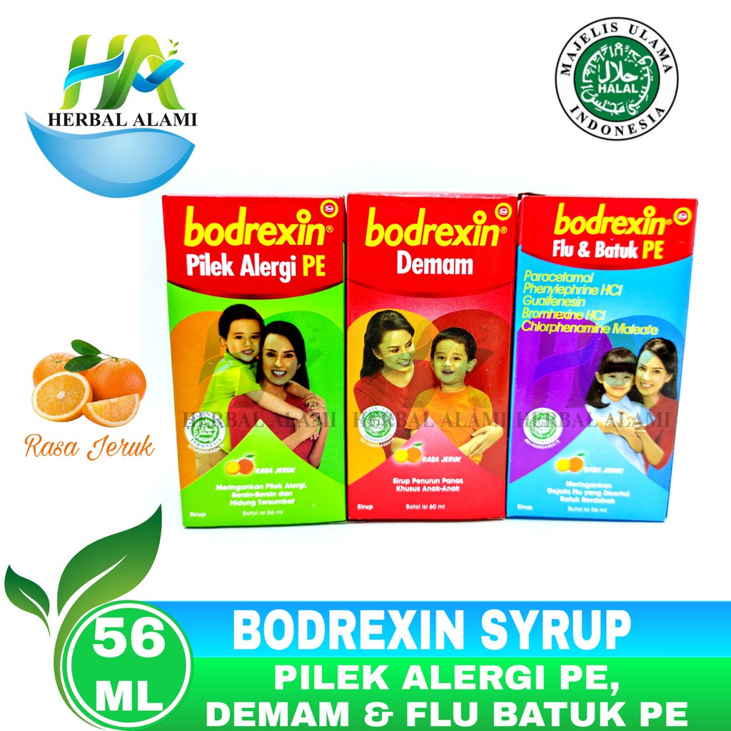 Jual Bodrexin Syrup Flu Batuk Demam Pilek Alergi Ml Rasa Jeruk Shopee Indonesia