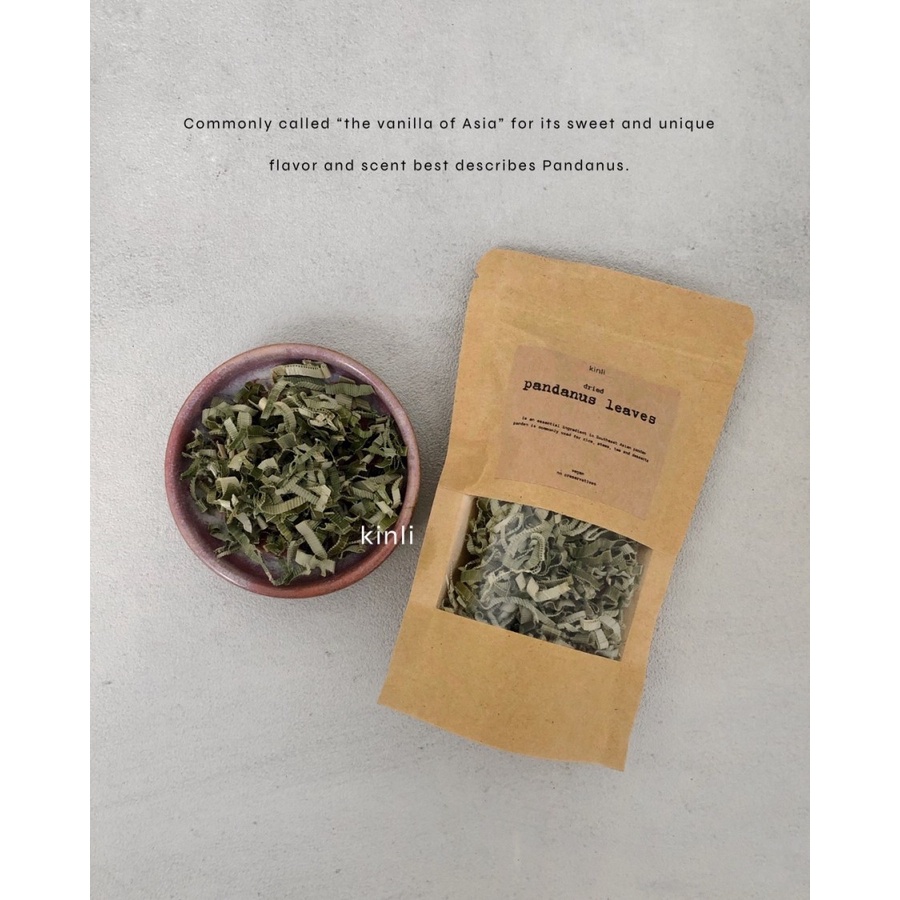 Jual dried pandanus pandan leaves daun pandan kering 10gr | Shopee ...