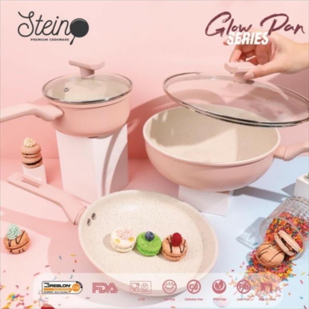 Jual Stein Cookware Set Pcs Stein Glow Pan Series Free Packing Shopee Indonesia