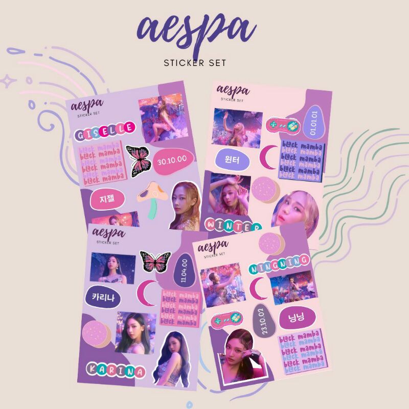 Jual STIKER SET AESPA | Shopee Indonesia