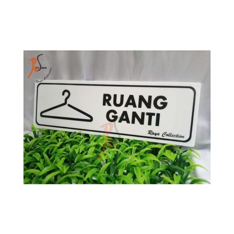 Jual Tulisan Acylic Toilet Pria Wanita Dan Ruang Ganti Ukuran 25x8cm