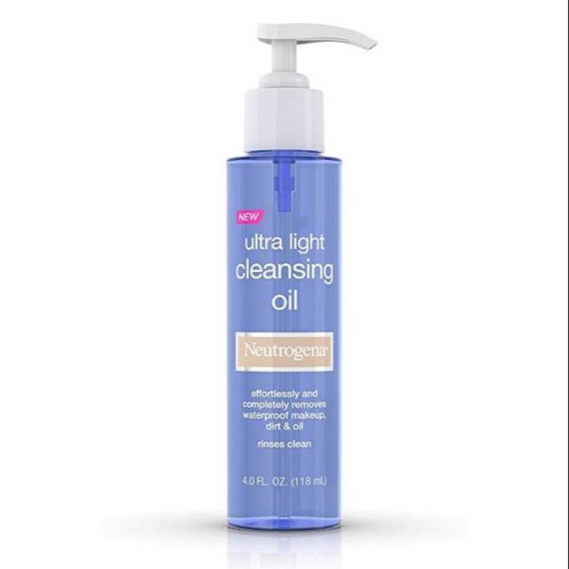 Jual Neutrogena Ultra Light Cleansing Oil 118ml Shopee Indonesia