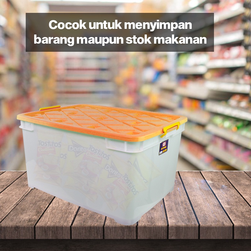 Jual SHINPO Kontainer Plastik Dengan Roda Extra Container Box Kotak ...