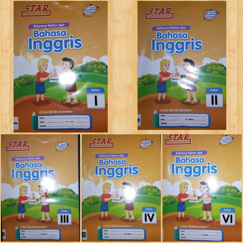 Jual Lks Bahasa Inggris kelas 1 2 3 4 5 6 semester 1 putra kertonatan ...