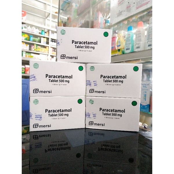 Jual PARACETAMOL TABLET 1 BOX MERSI | Shopee Indonesia