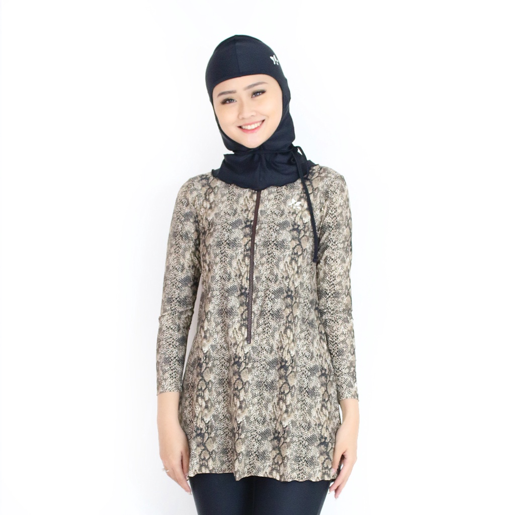 Jual Lasona Women Burkini Hijab Swimwear Loose Style Baju Renang Muslim