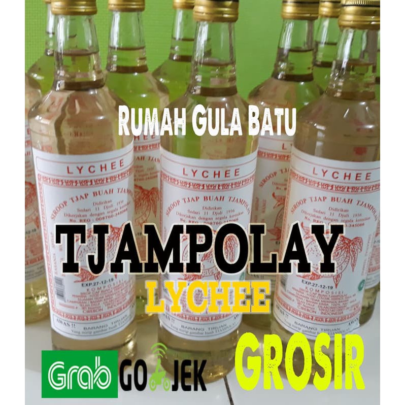 Jual Sirup Tjampolay Campolay Rasa Lychee Khas Cirebon 630ml Shopee Indonesia 0315